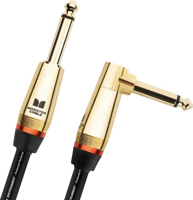 Monster Prolink Rock 1/4" Instrument Cable 21 ft RT Angle-Straight 600543-00