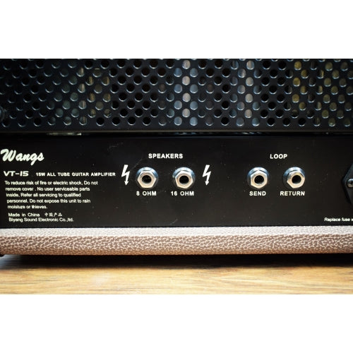 Wang's VT-15 15 Watt All Tube with Effects Loop Guitar Amplifier Head Used