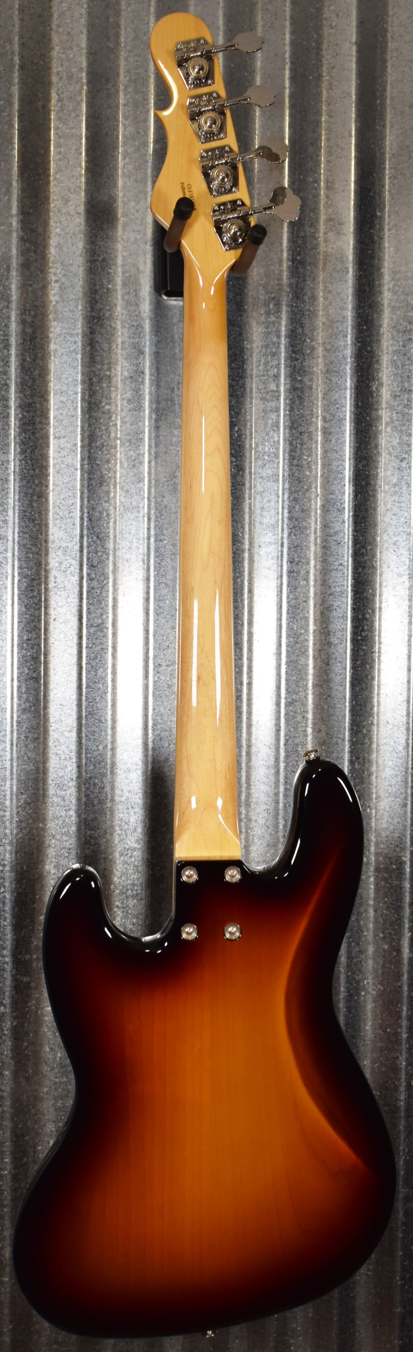 G&L USA Fullerton Deluxe JB 4 String Jazz Bass 3 Tone Sunburst & Case #1018
