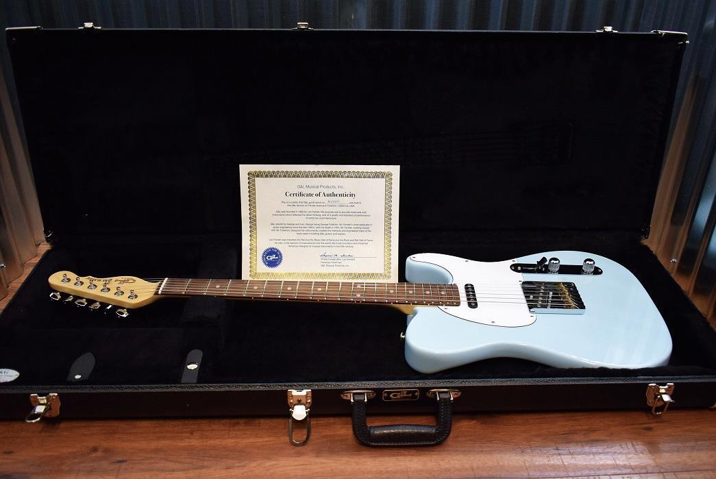 G&L USA ASAT Classic Sonic Blue Maple Neck Guitar & Case NOS 2016 #7855
