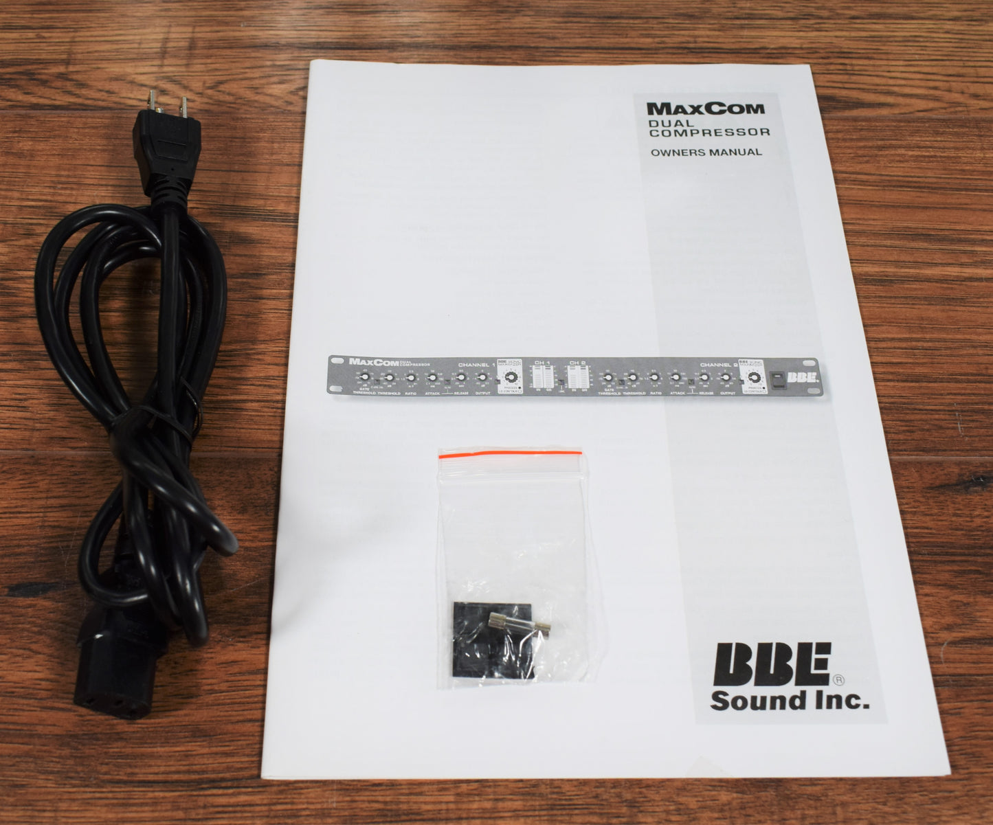 BBE MaxCom Rack Mountable Dual Channel Compressor Used