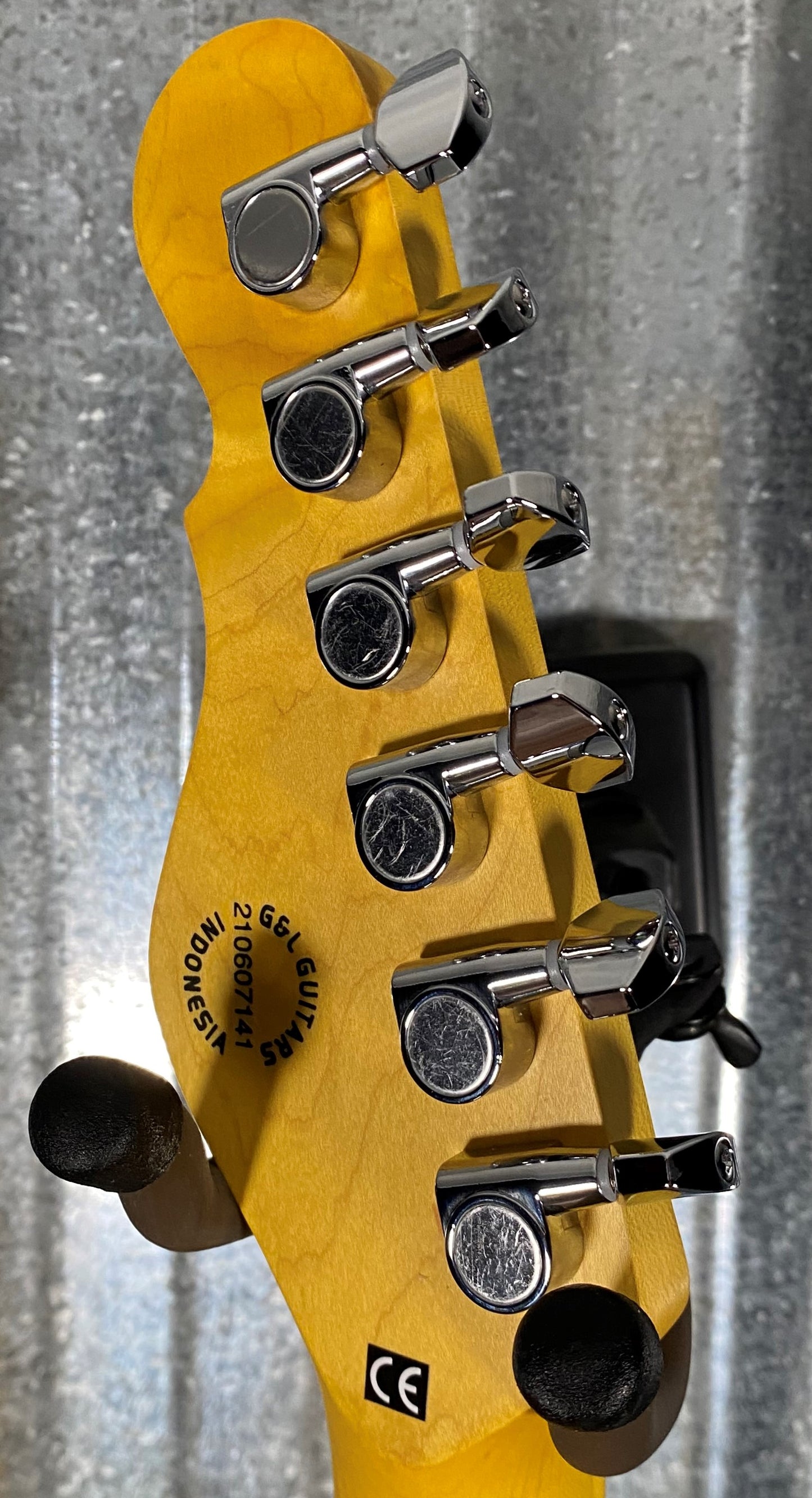 G&L Tribute ASAT Classic Bluesboy Clear Orange Semi Hollow Guitar Blem #7141