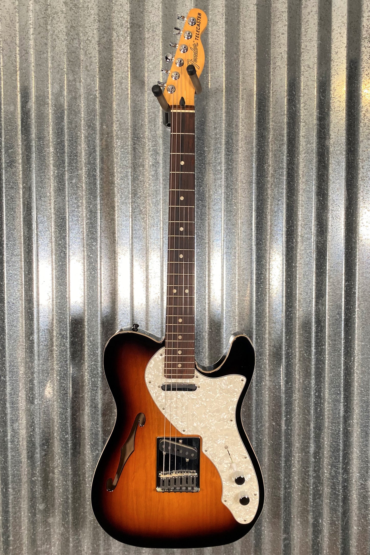 Fender Deluxe Thinline Semi Hollow 3 Tone Sunburst Guitar #6286 Used