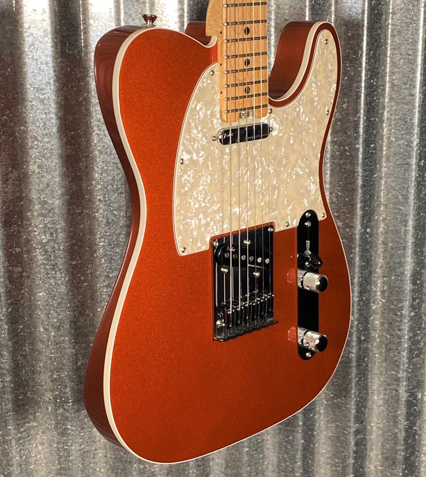 Fender American Elite Telecaster Autumn Blaze Metallic Guitar & Case #4183 Used