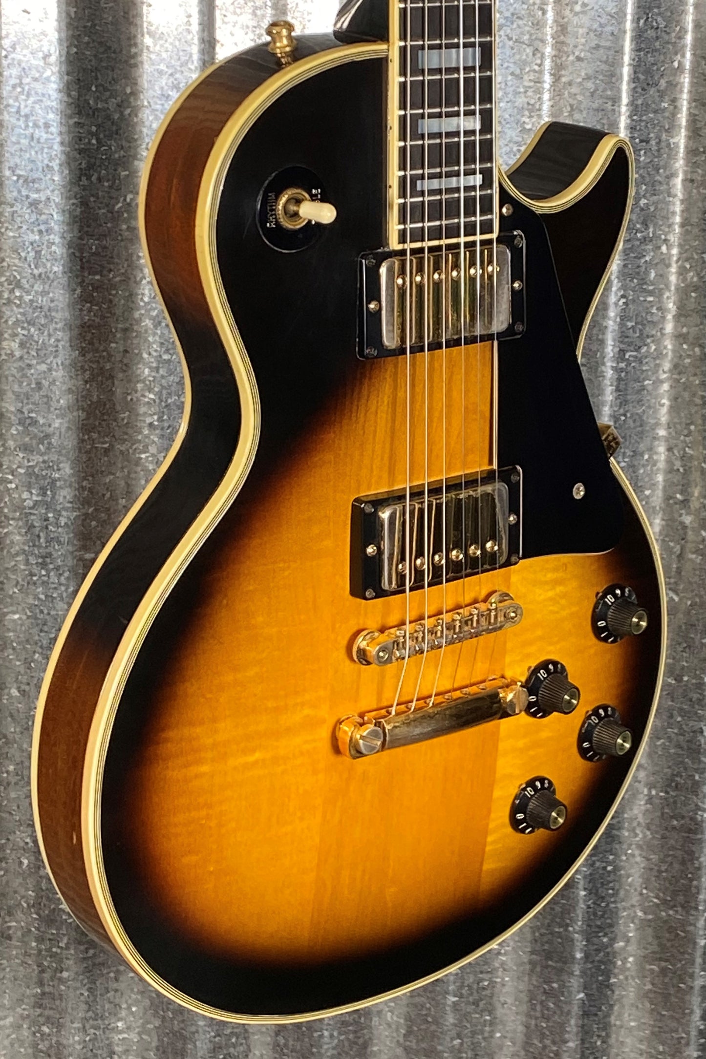 Gibson USA 1975 20th Anniversary Les Paul Custom Tobacco Sunburst Guitar & Case #3743 Used