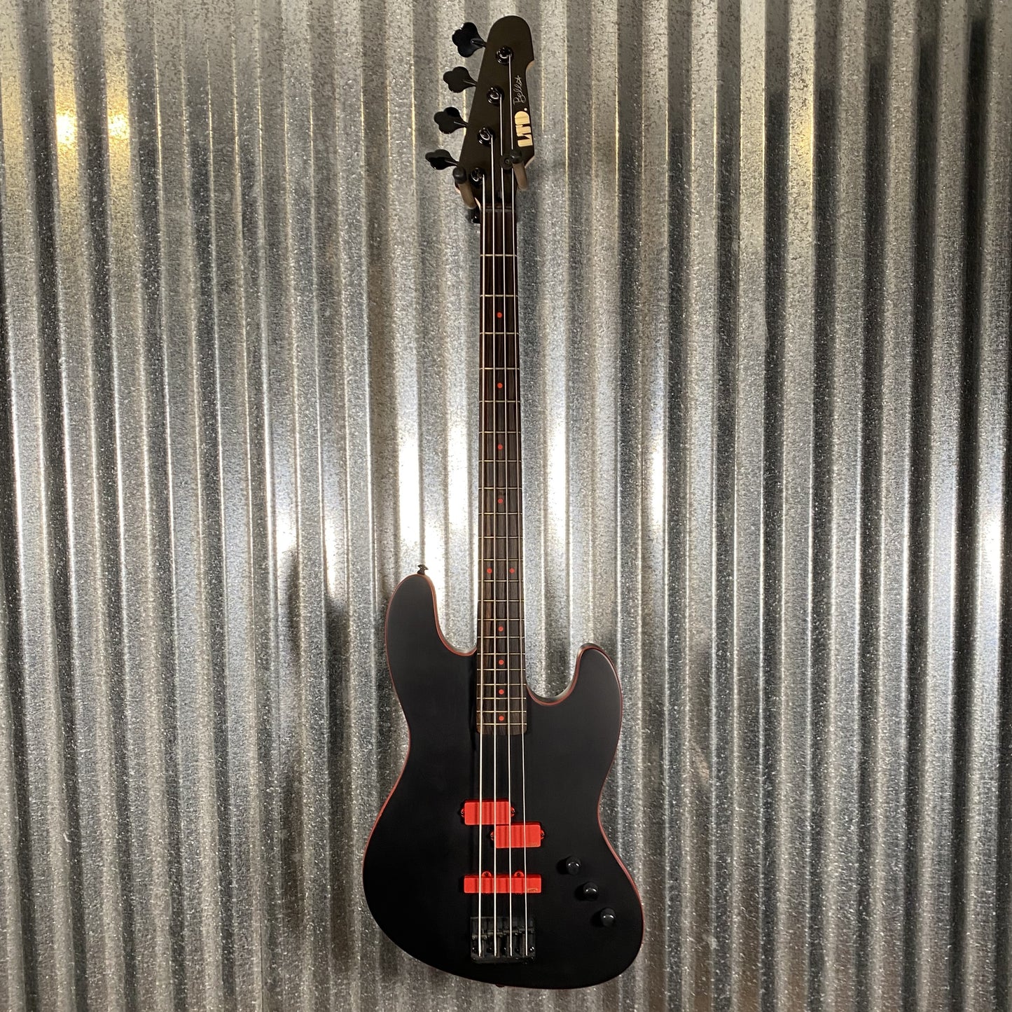 ESP LTD FBJ-400 Frank Bello 4 String Bass EMG PJ Black Satin #0456 Used