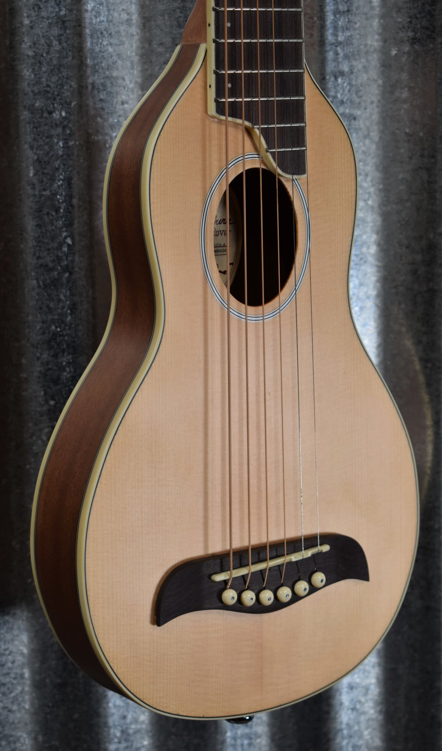Washburn Guitars Rover RO-10 Natural Travel Guitar & Case RO10SK #0435