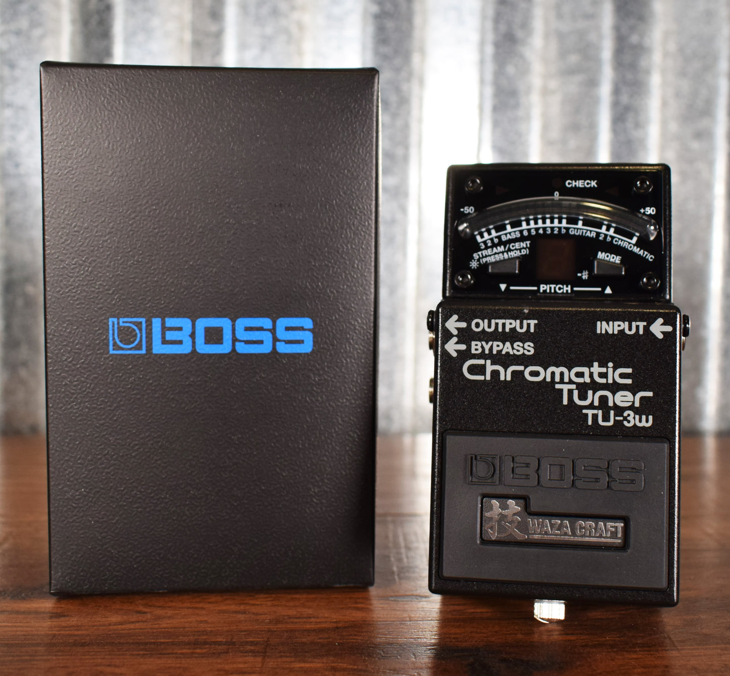 Boss TU-3W Waza Craft Guitar & Bass Chromatic Tuner & Effect Pedal Power Supply