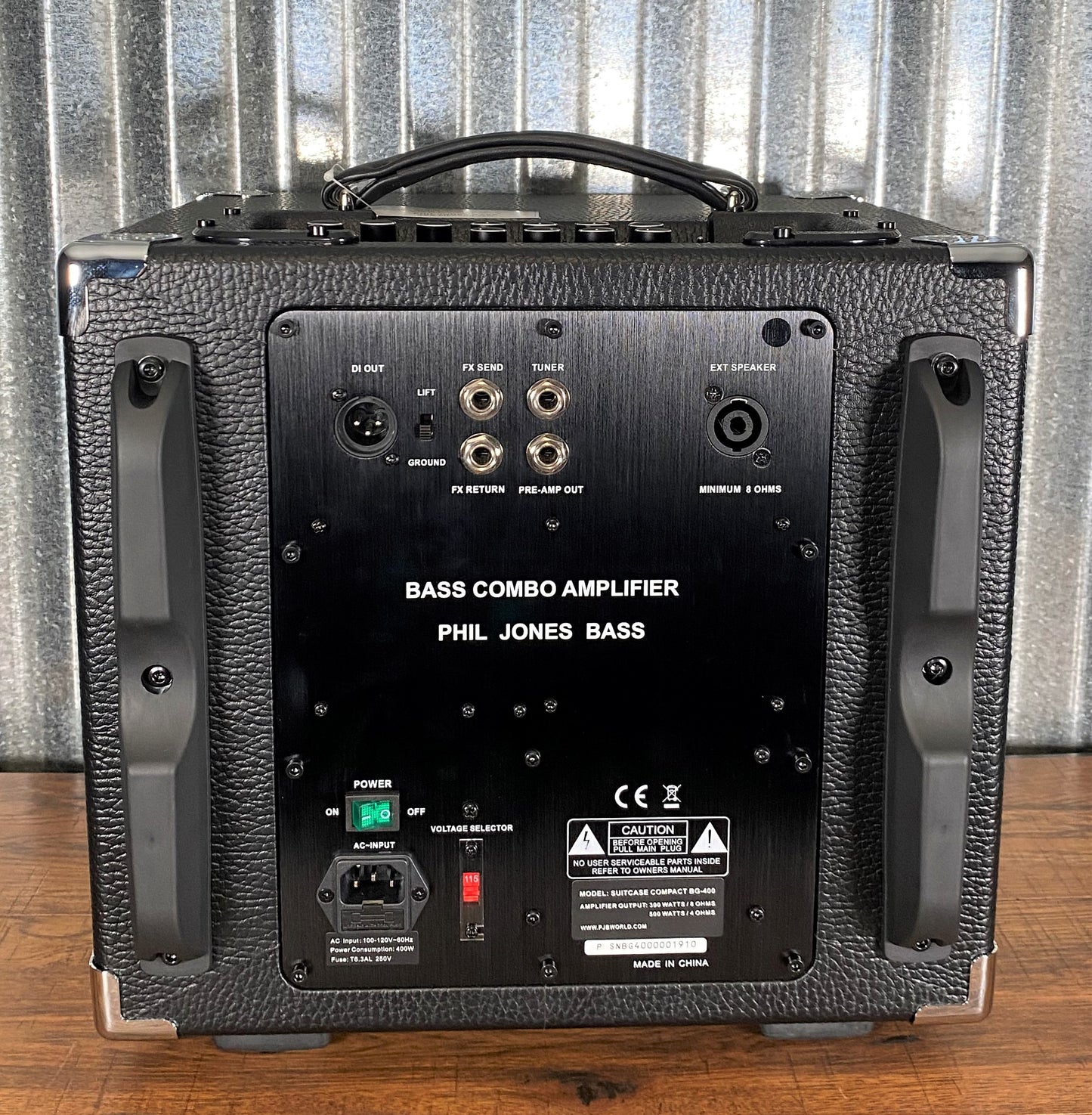 Phil Jones Bass BG-400 Suitcase Compact 500 Watt 4x5" Bass Amplifier Combo Black