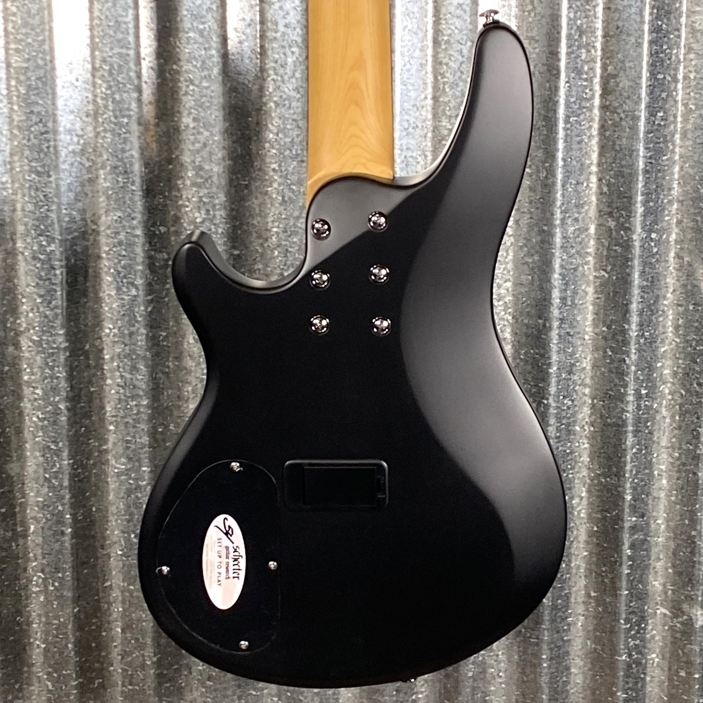 Schecter C-5 Deluxe 5 String Bass Satin Black #0913