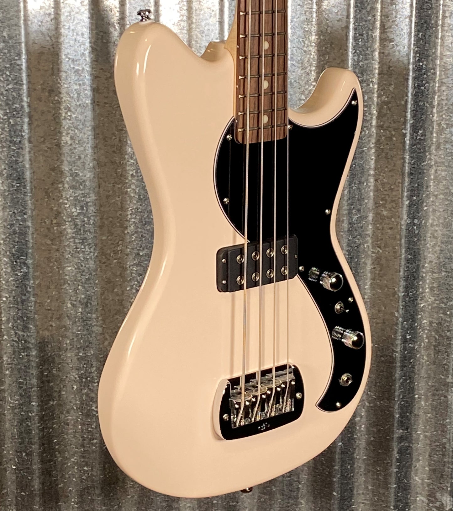 G&L Guitars Tribute Fallout Bass Short Scale 4 String Olympic White #4038