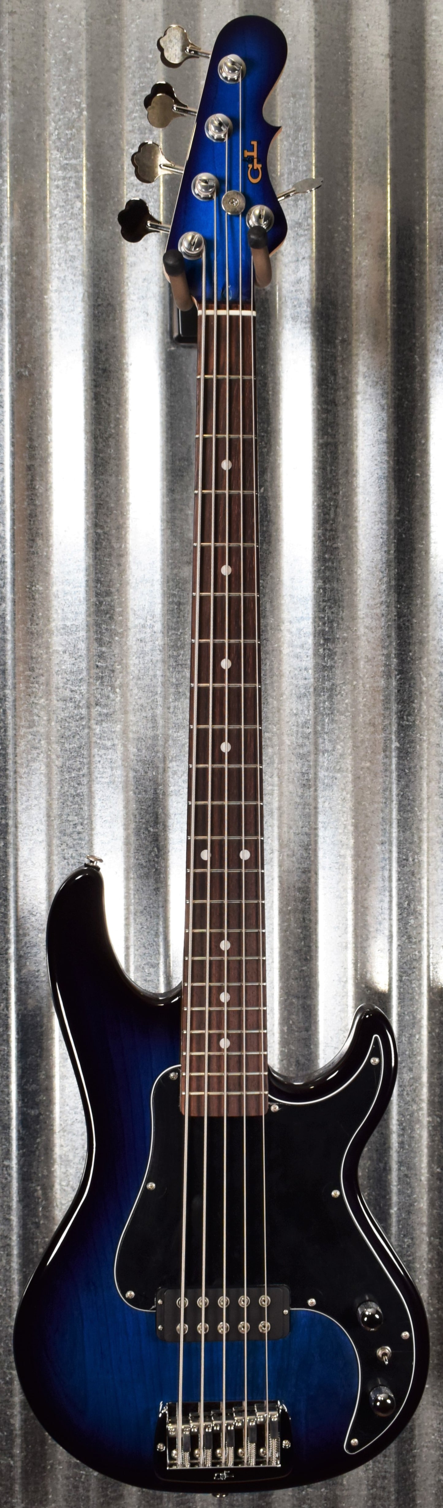 G&L USA Kiloton 5 String Bass Blueburst & Case 2020 #0174