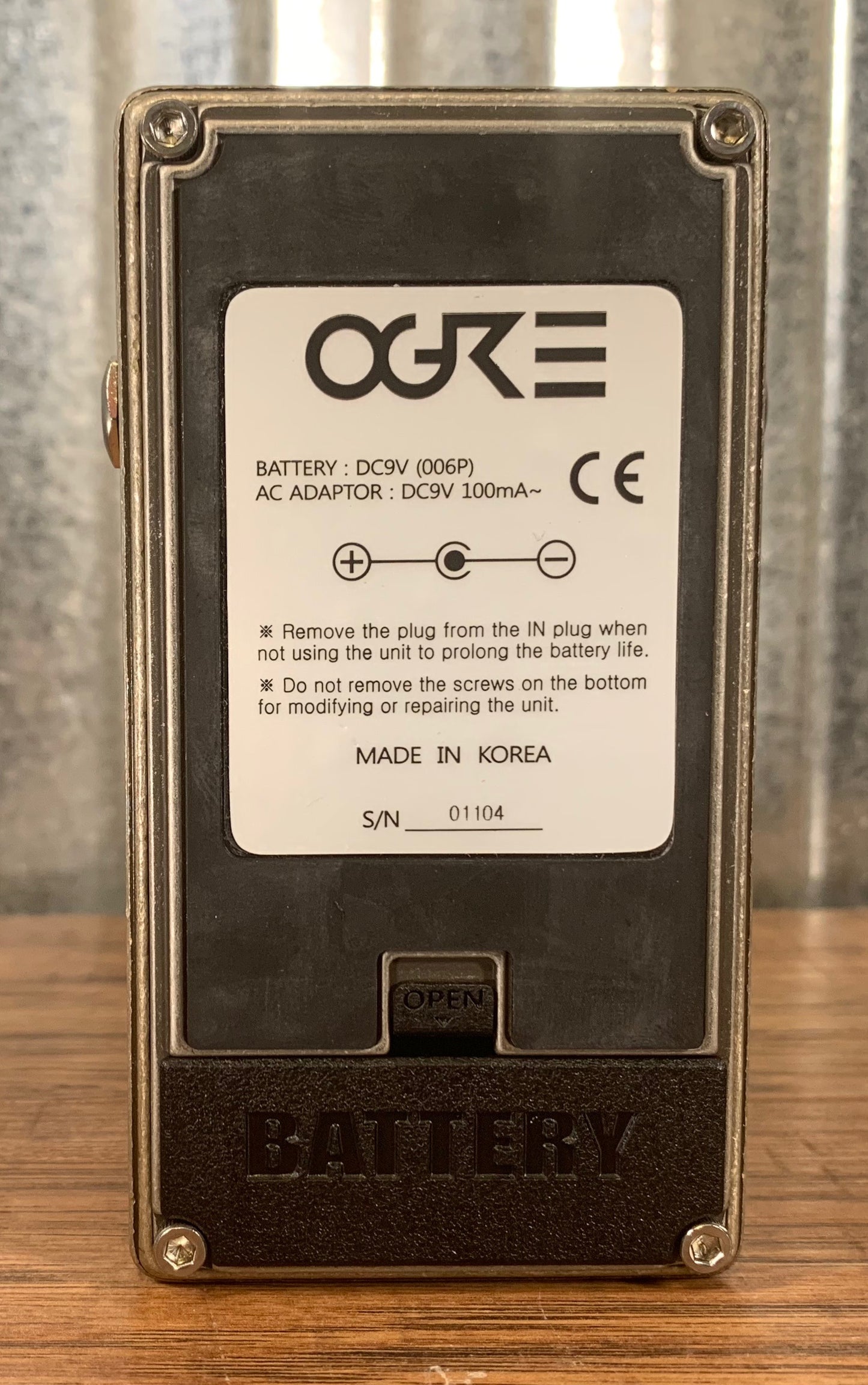 Ogre Squash Compressor Pro Series Guitar Effect Pedal Used