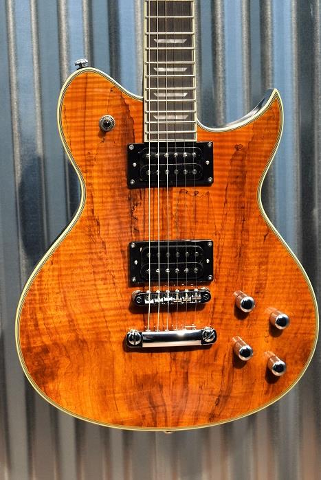 Washburn WIDLXSPLTD Spalted Maple Original Idol Guitar Trans Brown & Bag #174