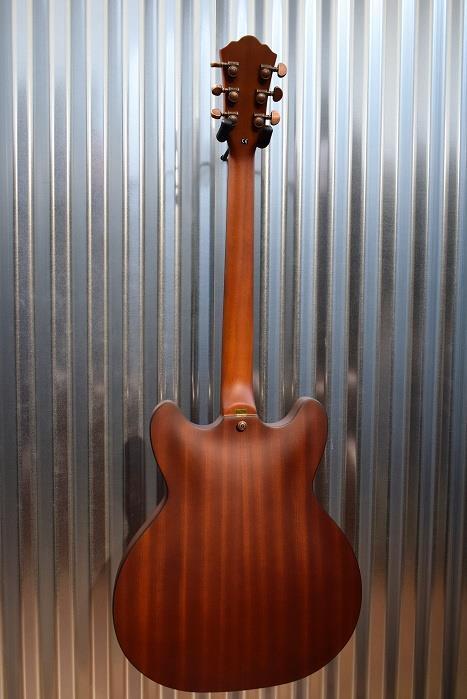 Washburn HB32DMK Distressed Matte Mahogony Semi Hollow Guitar #91003