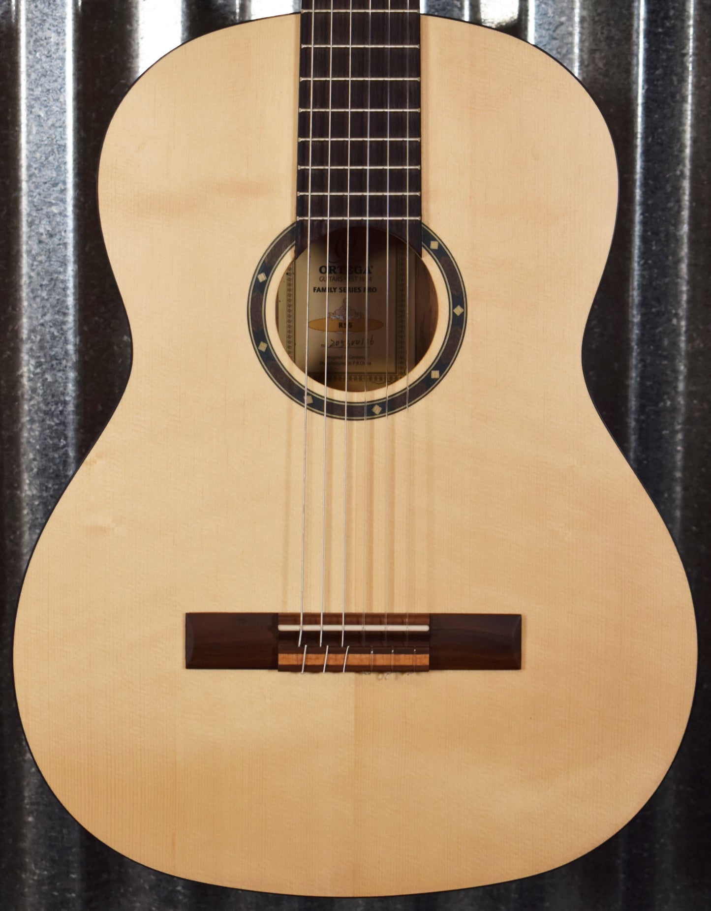 Ortega R55 Solid Top Nylon String Acoustic Guitar Natural #0136