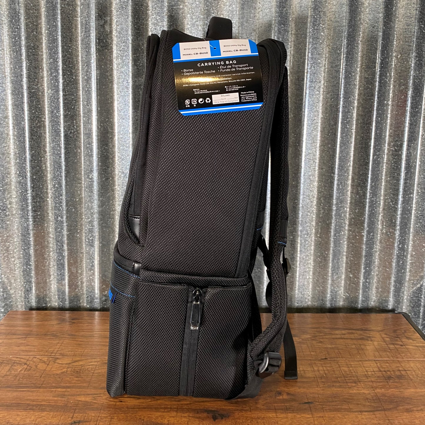 Boss CB-BU10 Utility Guitar Bass DJ Keyboard Synth Gear Laptop Carry-On Size Travel Gig Bag Backpack