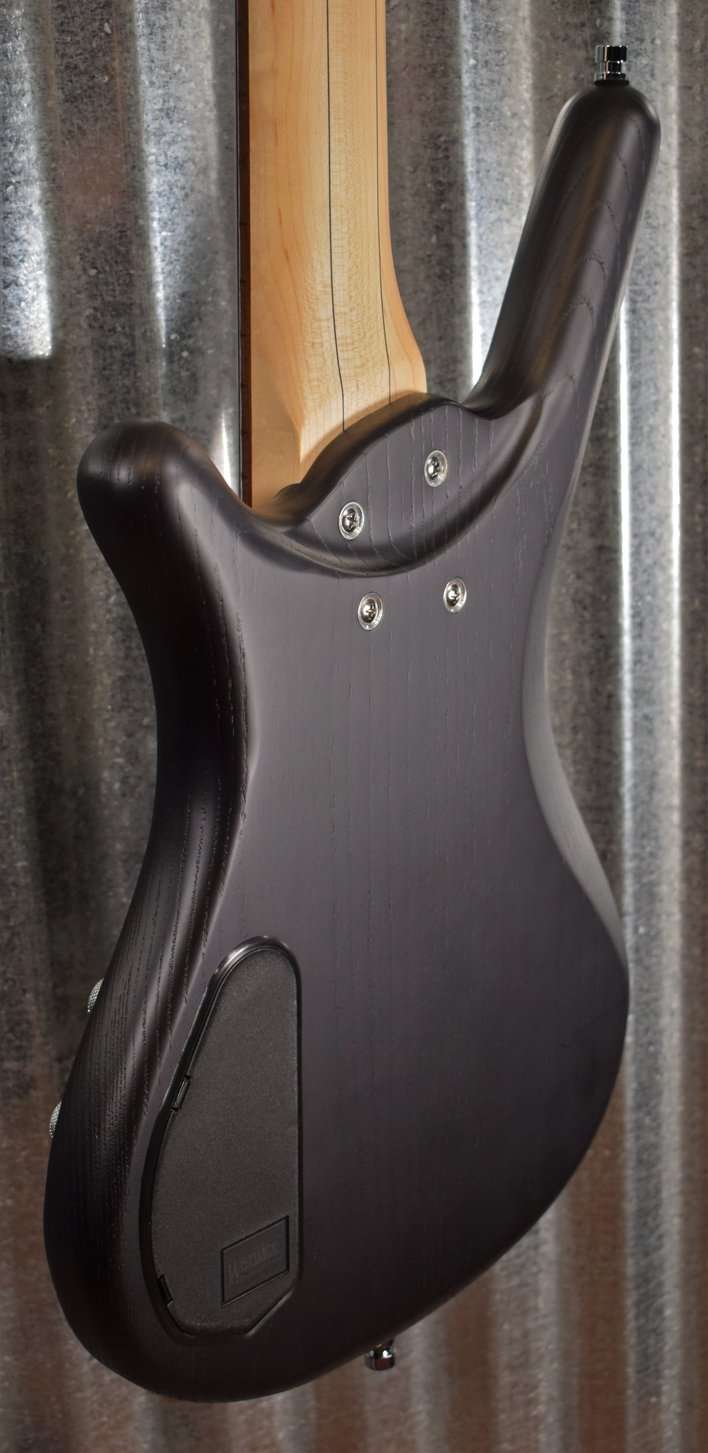Warwick Rockbass Corvette $$ Double Buck 5 String Nirvana Black Bass & Case #1018