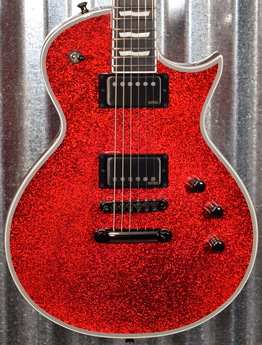 ESP E-II Eclipse DB Red Sparkle EMG Guitar & Case EIIECDBRSP Japan #ES7410203
