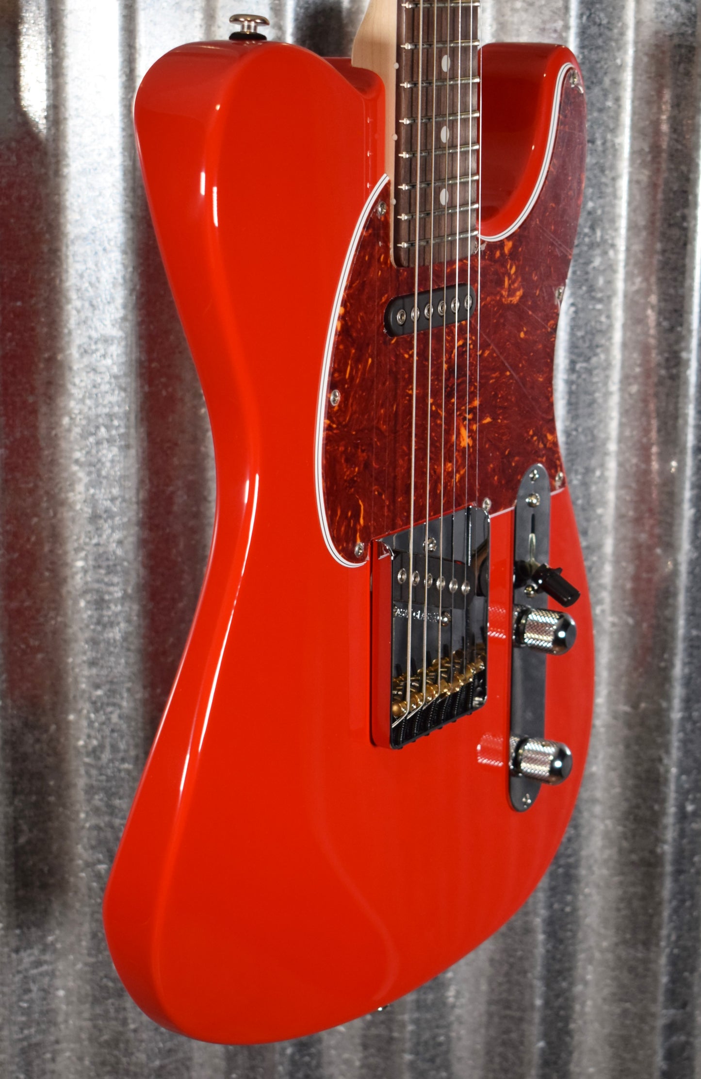 G&L USA ASAT Classic Rally Red Rosewood Satin Neck Guitar & Case #5217