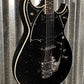 Reverend Reeves Gabrels Spacehawk Black Sparkle Semi Hollow Guitar #7737