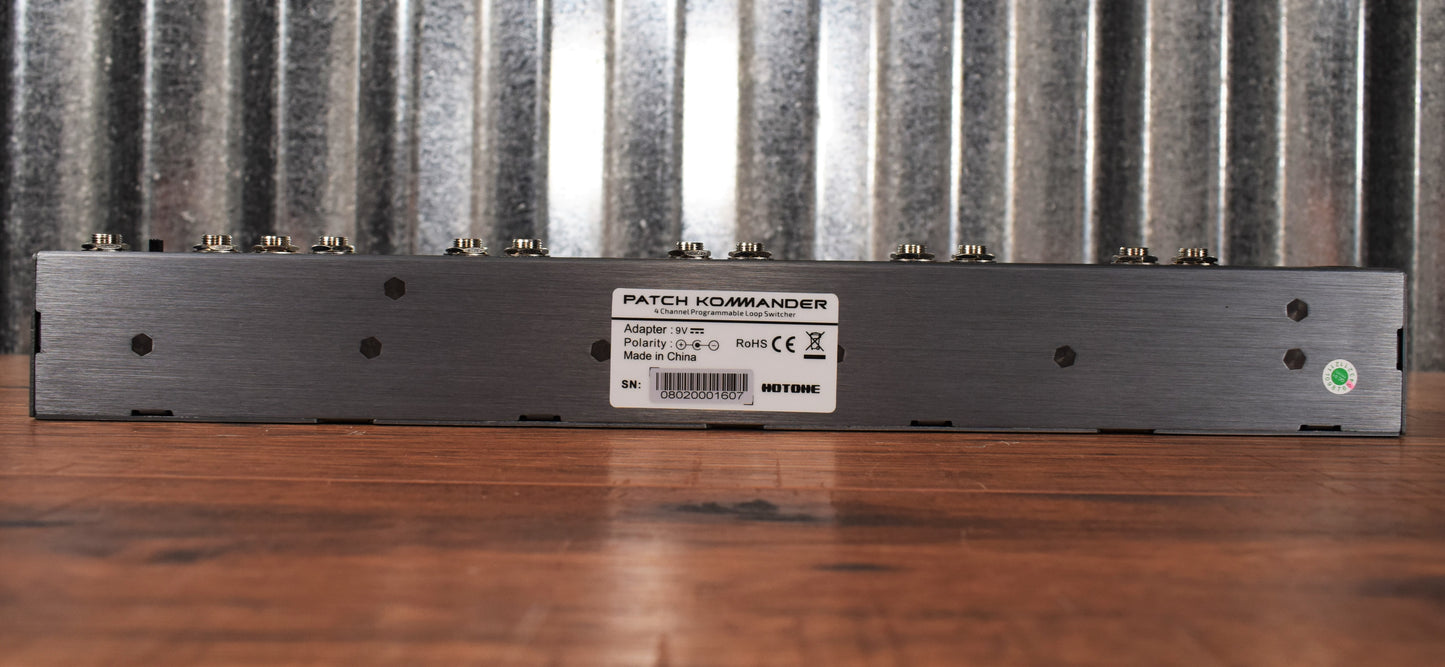 Hotone Patch Kommander 4 Loop 12 Preset Pedalboard Effect Pedal Switcher