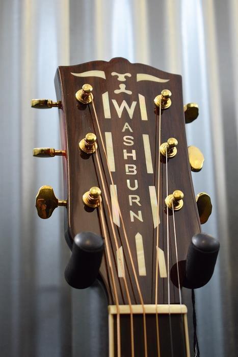 Washburn WSD5240STSK Solid Spruce Top Acoustic Guitar & Hardshell Case #0357