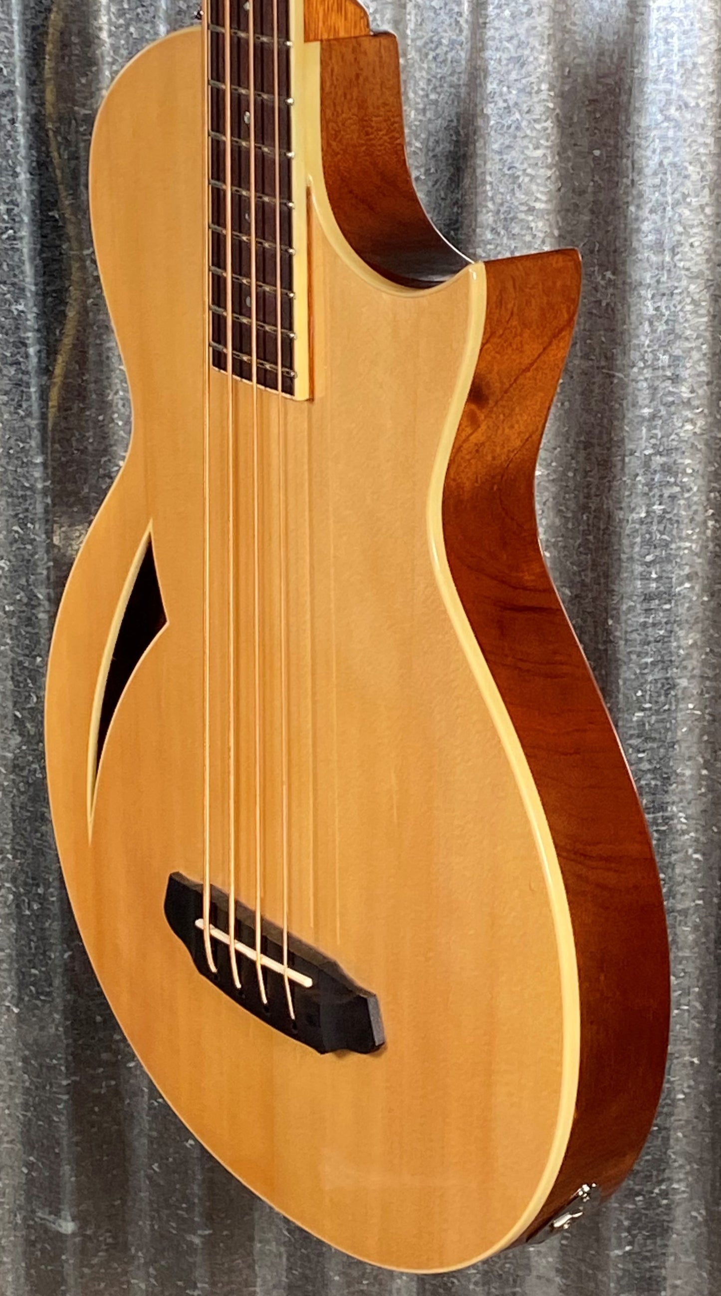 ESP LTD TL-4 Natural 4 String Thinline Acoustic Electric Bass LTL4NAT #2376