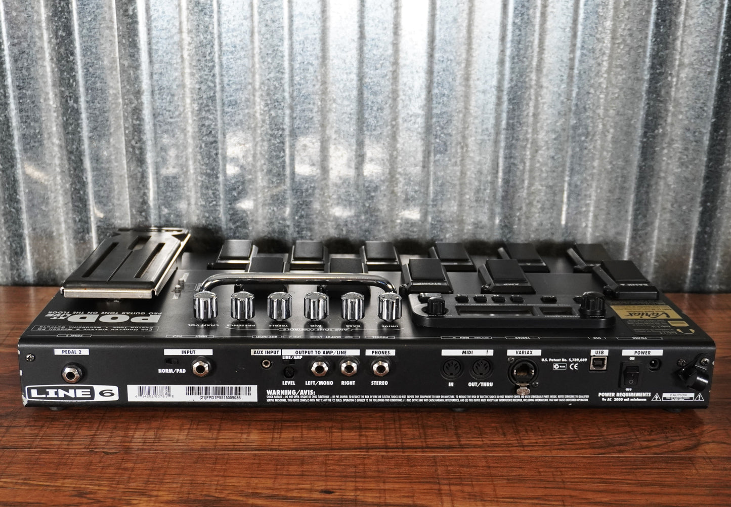 Line 6 POD XT Live Guitar Multi Effects & Amp Modeling Processor Used
