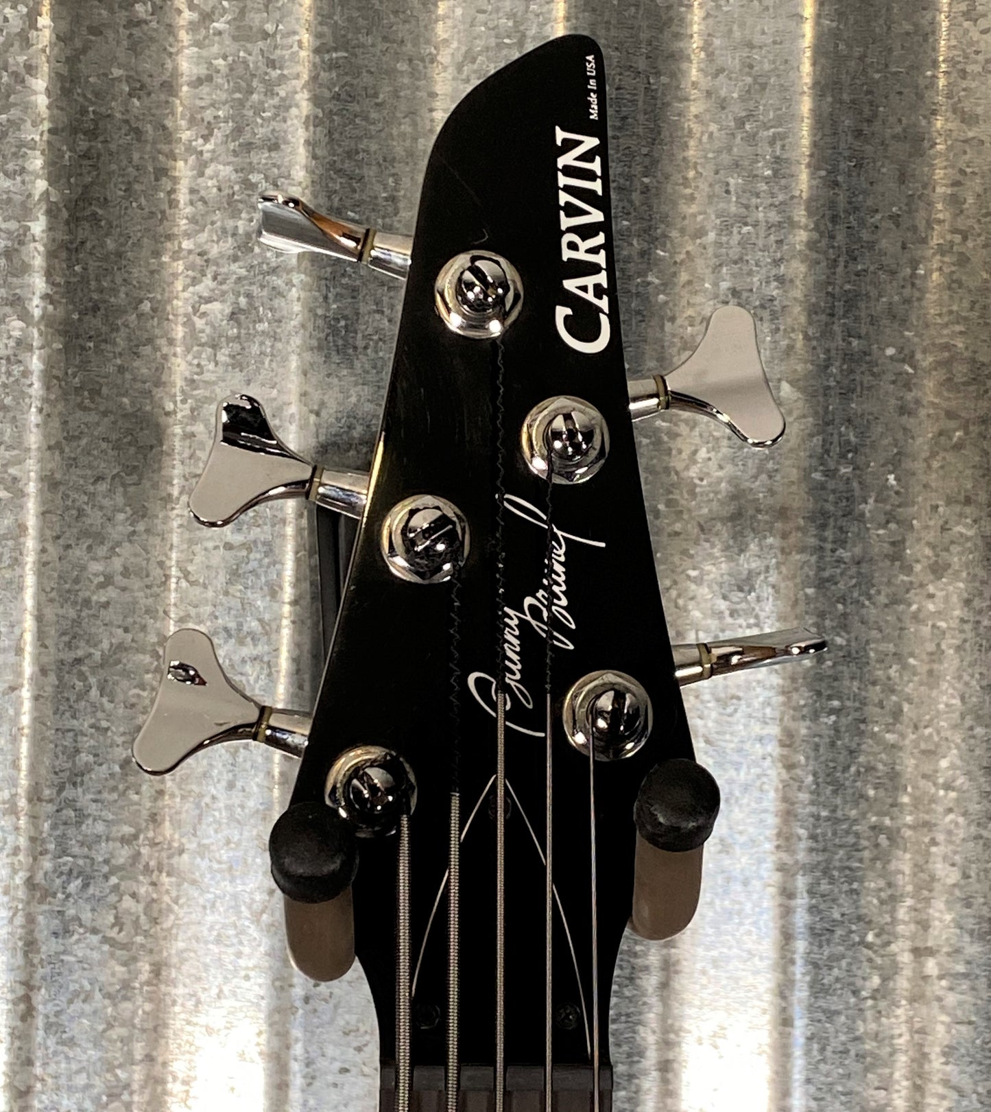 Carvin Bunny Brunel Fretless 5 String Bass & Case Used Non-Functional
