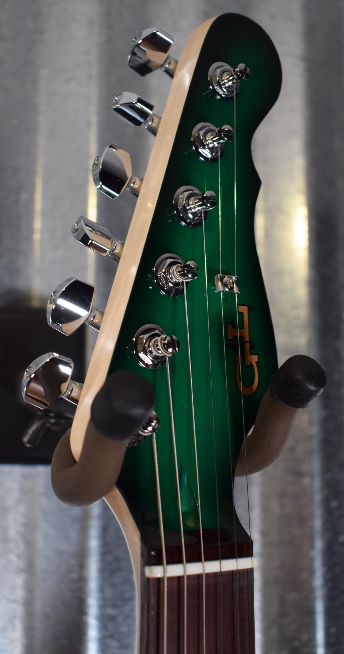 G&L USA Legacy Greenburst Rosewood Satin Neck Guitar & Case #5347