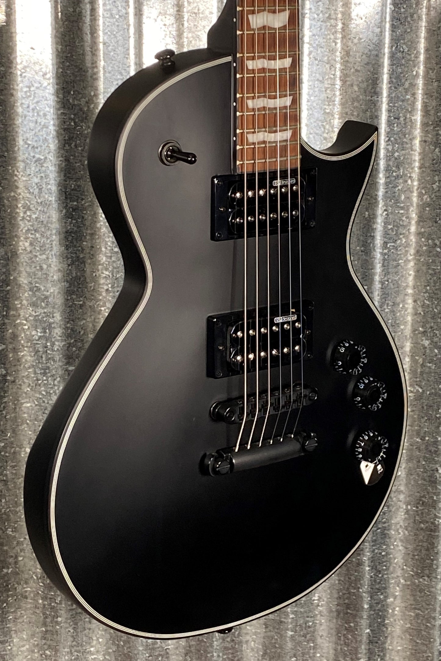 ESP LTD EC-256 Eclipse Black Satin Guitar & Bag LEC256BLKS #3541 Used