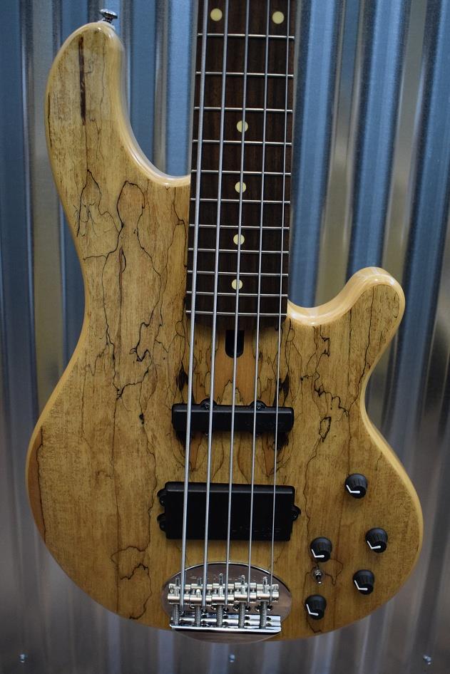 Lakland Skyline Series 55-02 Deluxe Spalted Top Active 5 String Bass & Hard Case