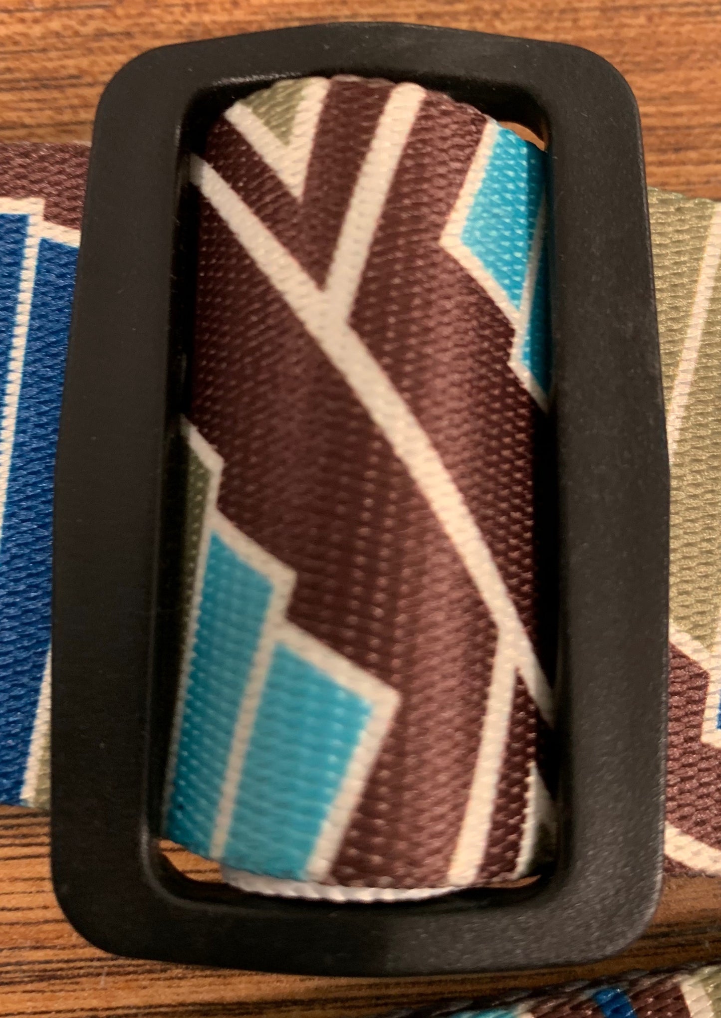 Levy's MP2SLD-006 2" Polyester Sublimation Guitar Strap Brown Blue Green