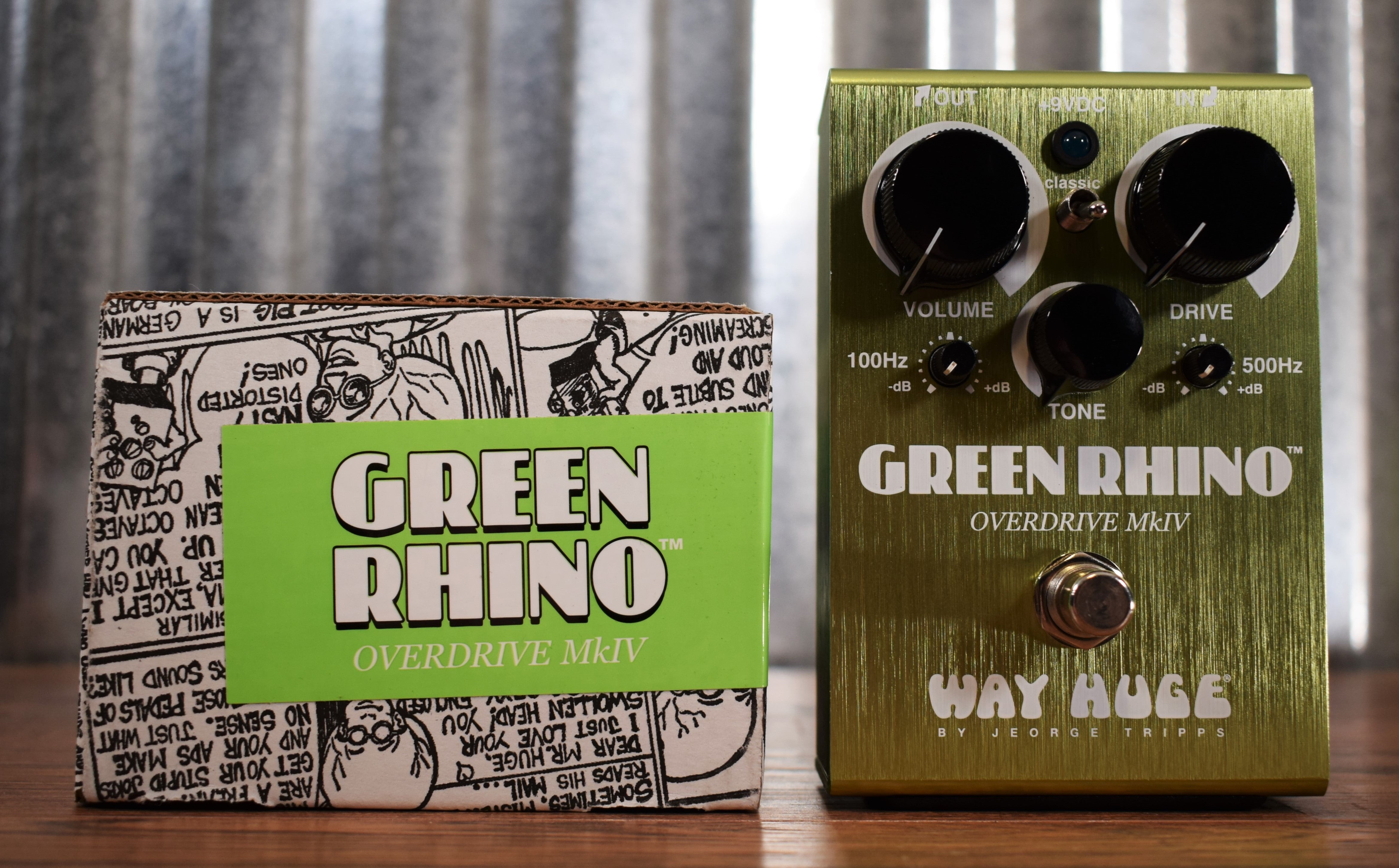 Dunlop Way Huge Electronics WHE207 Green Rhino MKIV Overdrive Guitar Effect  Pedal