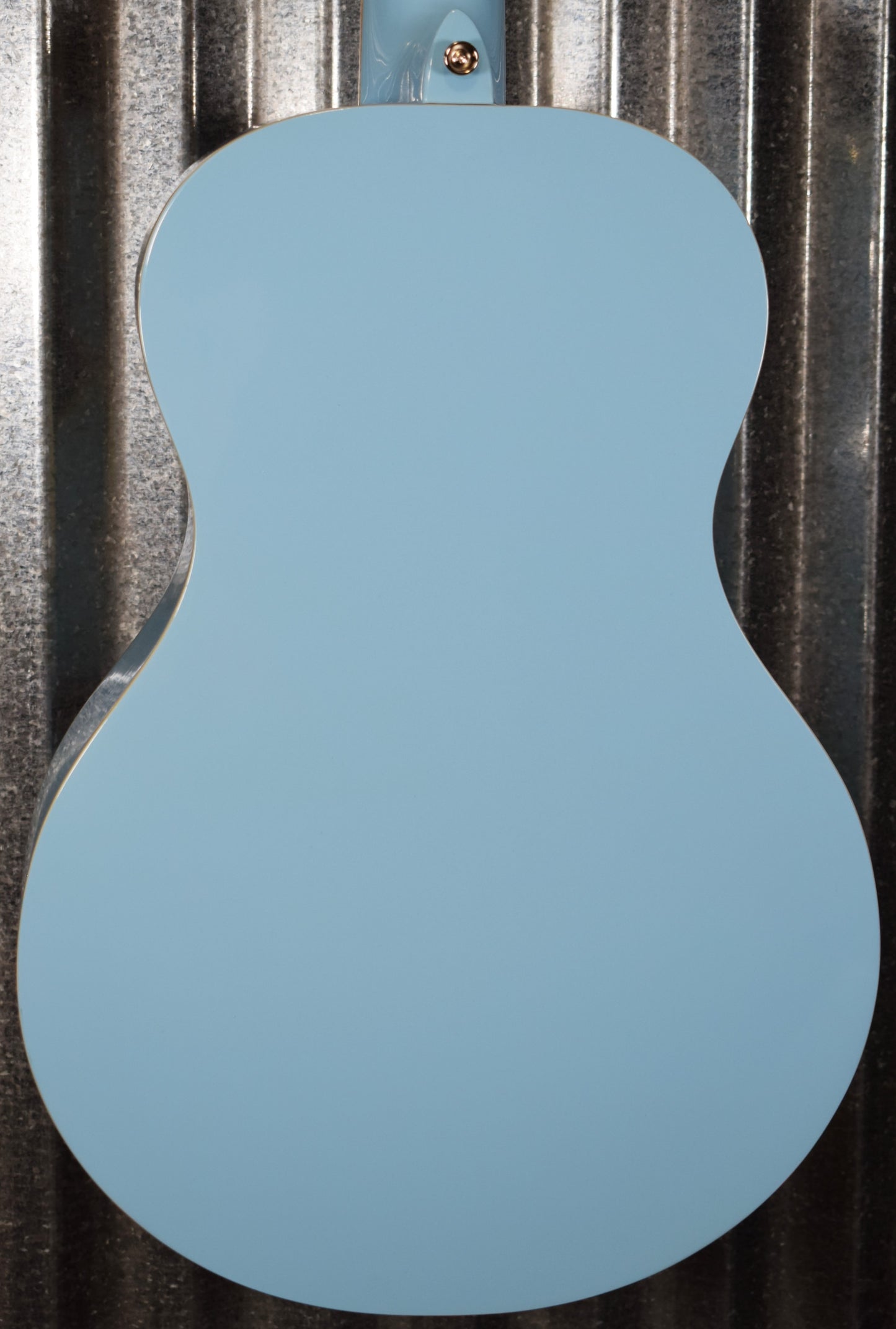 Ortega RGA-SKY Gaucho Nylon String Parlor Guitar Sky Blue Guitar & Bag #0094