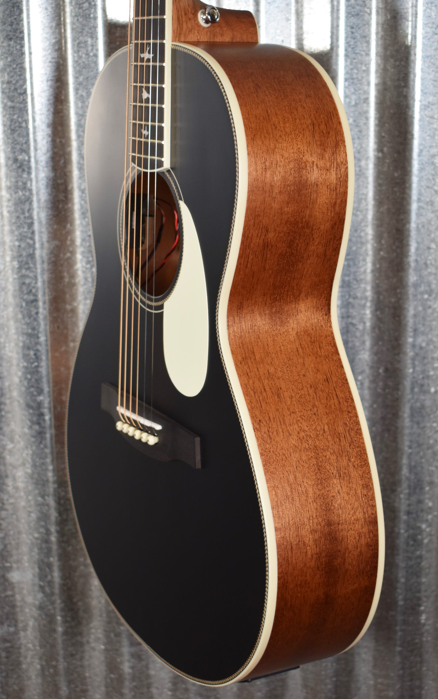 PRS Paul Reed Smith SE Parlor Satin Black Top Acoustic Electric Guitar & Bag #8935