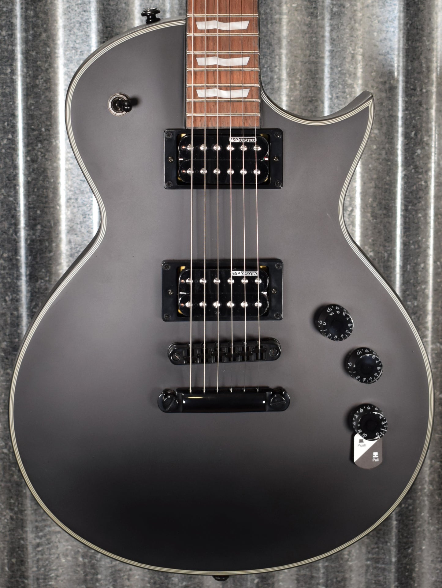 ESP LTD EC-256 EC Series Gloss Black Satin Guitar LEC256BLKS #1253