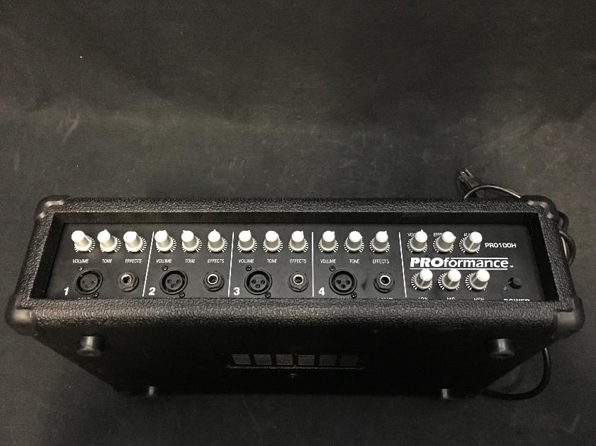 ProFormance PRO100H 4 Channel Powered Mixer PRO100 *