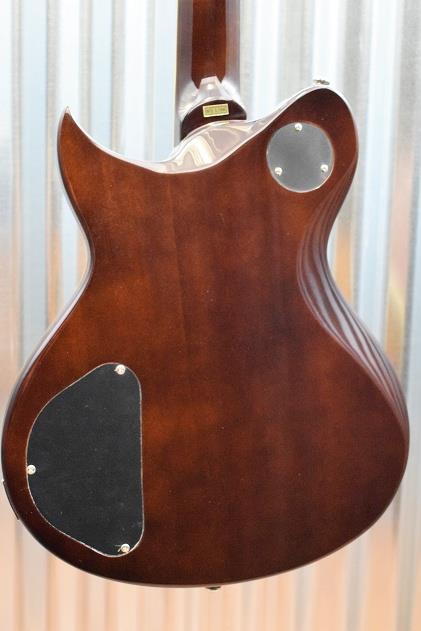 Washburn WIDLXSPLTD Spalted Maple Idol LE Guitar Tobacco Sunburst & Case #0204