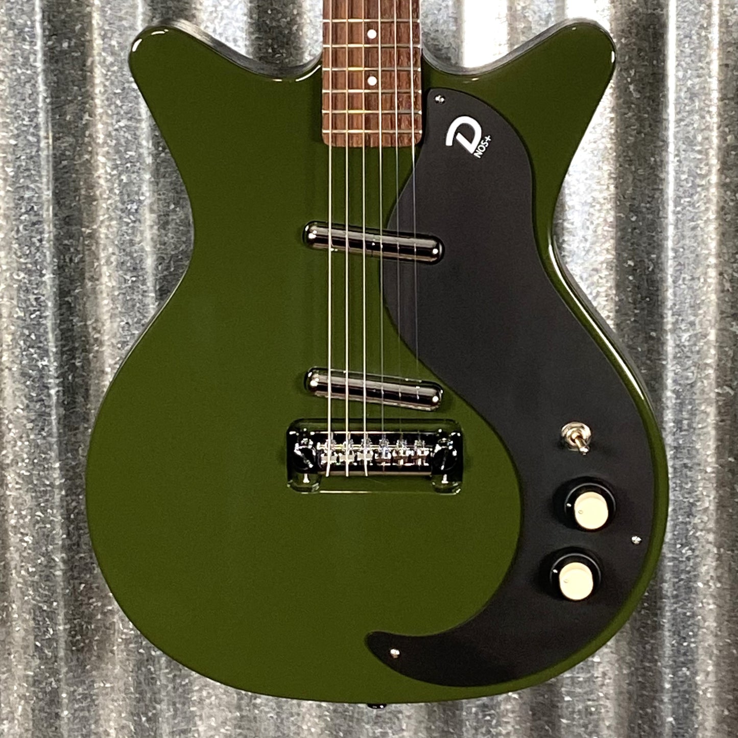 Danelectro NOS+ Blackout '59 Green Envy Guitar #4694 Used