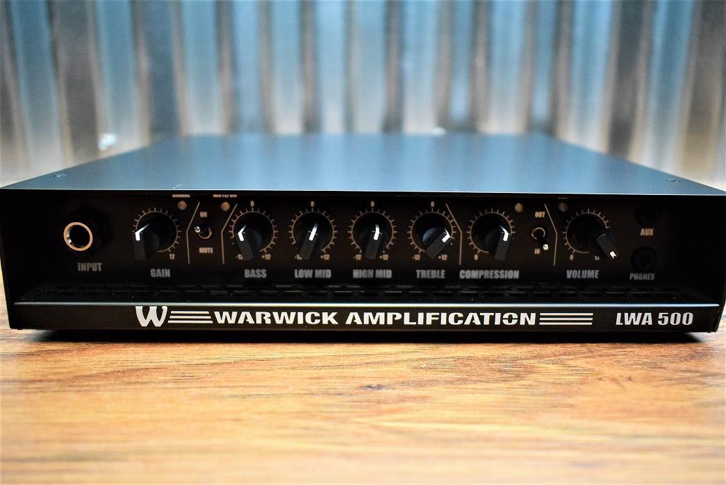 Warwick LWA500 500 Watt Light Weight Bass Amplifier Head LWA 500 B Stock
