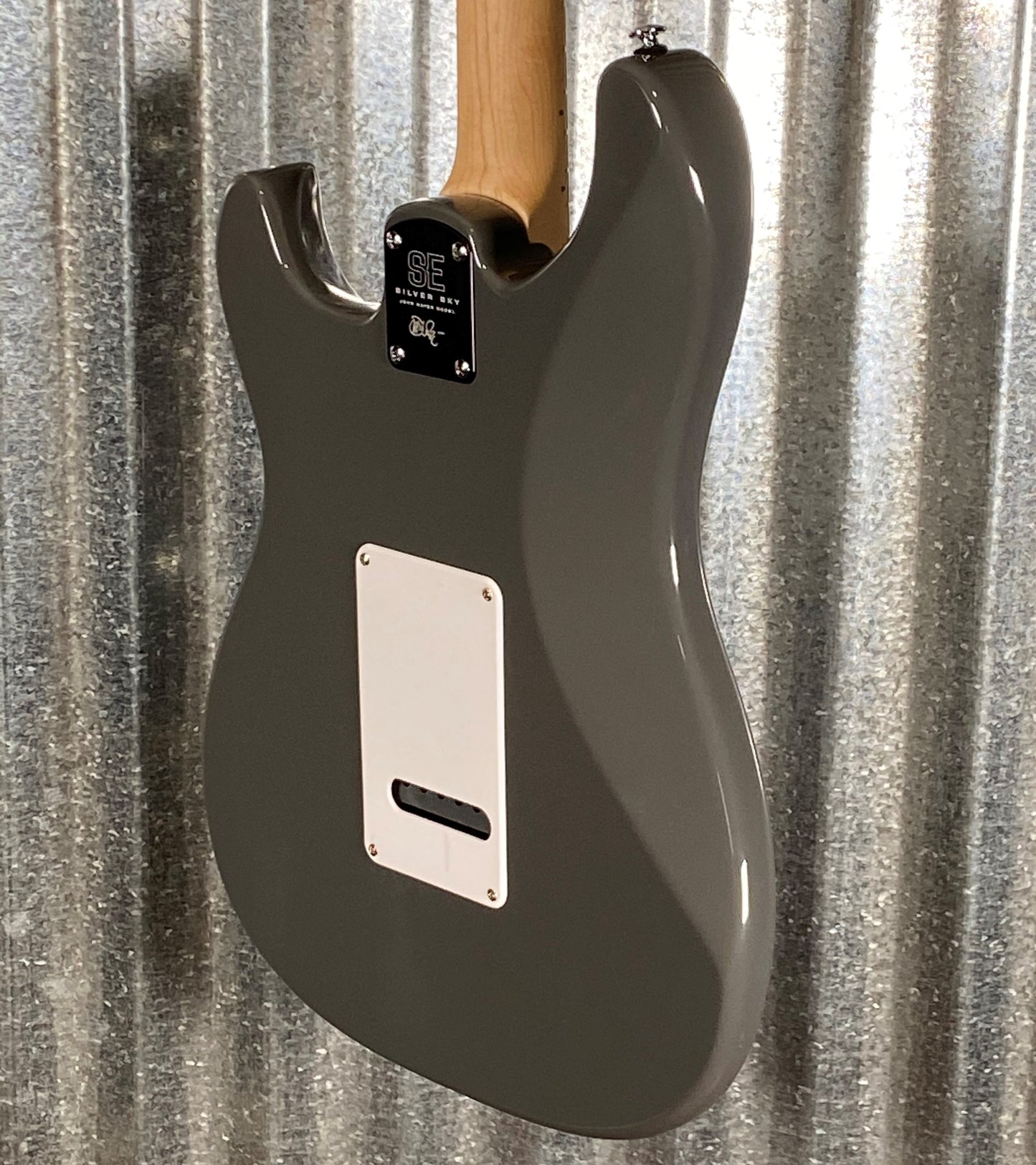 PRS Paul Reed Smith SE Sliver Sky John Mayer Overland Gray Maple Guitar & Bag #9370