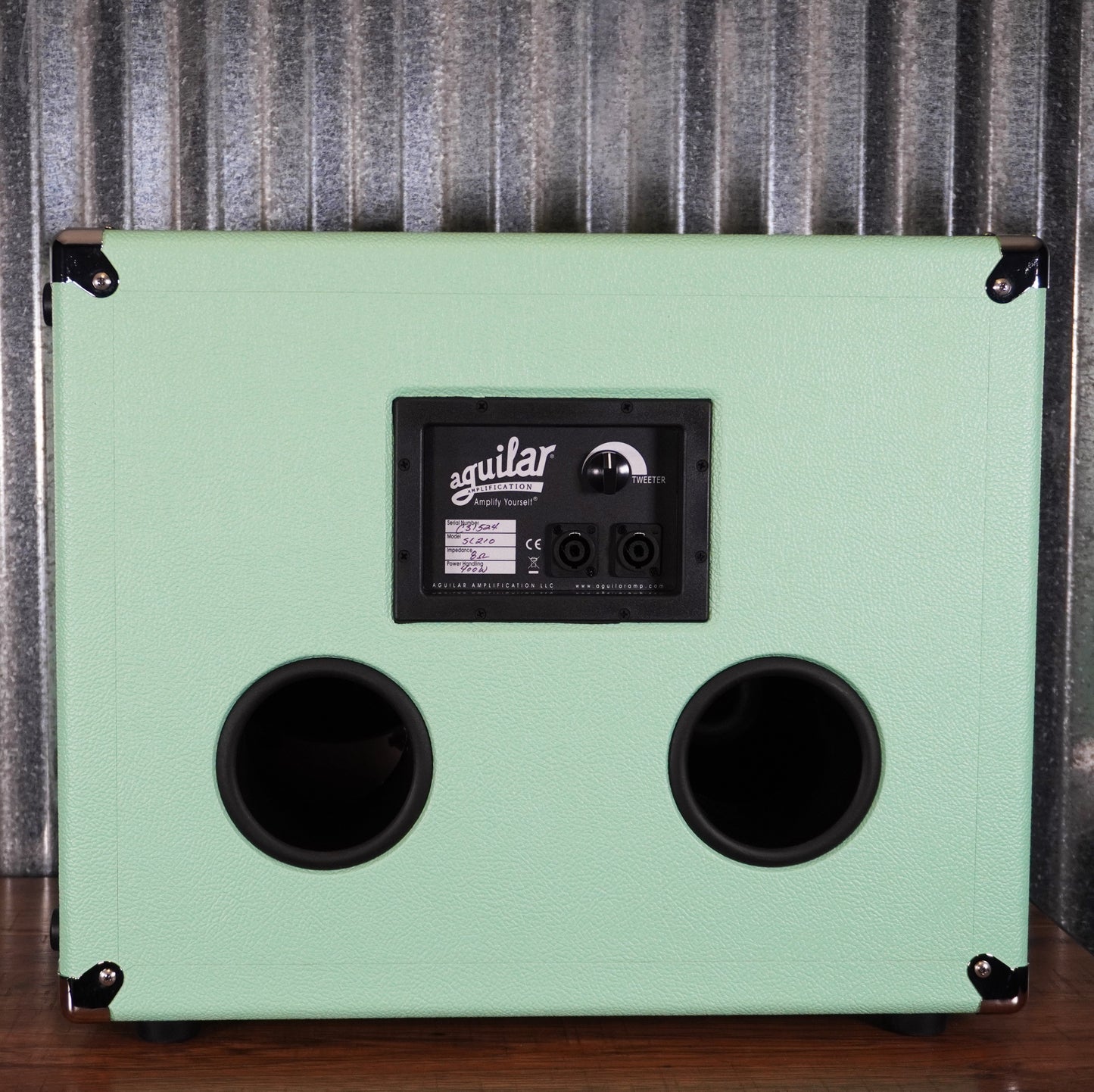Aguilar SL 210 Special Edition Poseidon Green 8 ohm 2x10" Bass Amplifier Speaker Cabinet