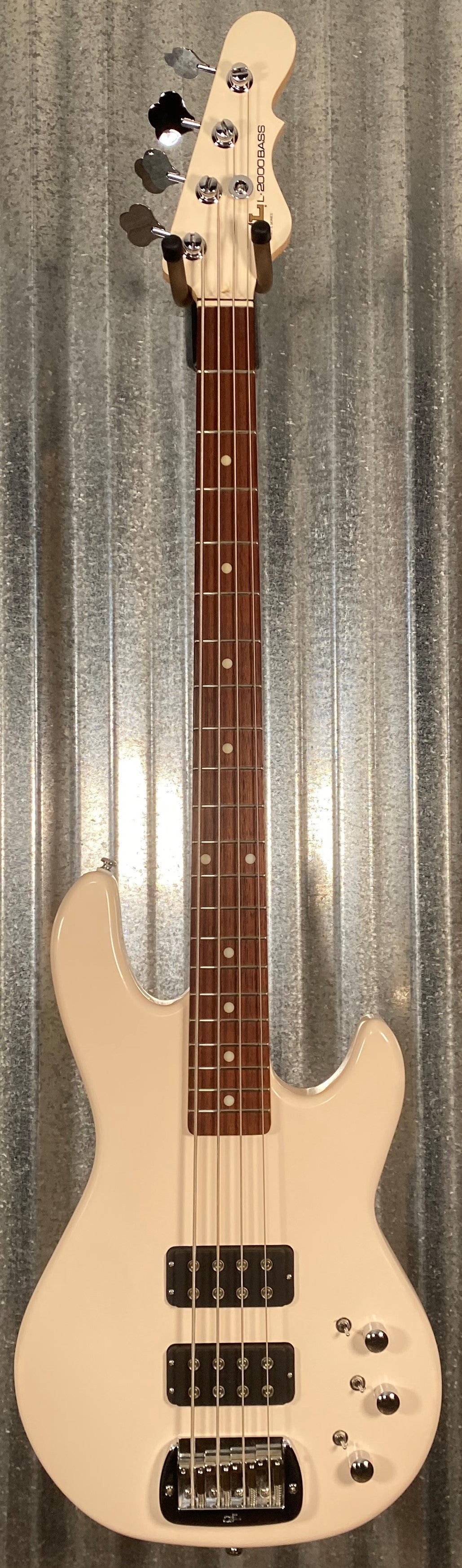 G&L Tribute L-2000 4 String Bass Olympic White Blem #6721