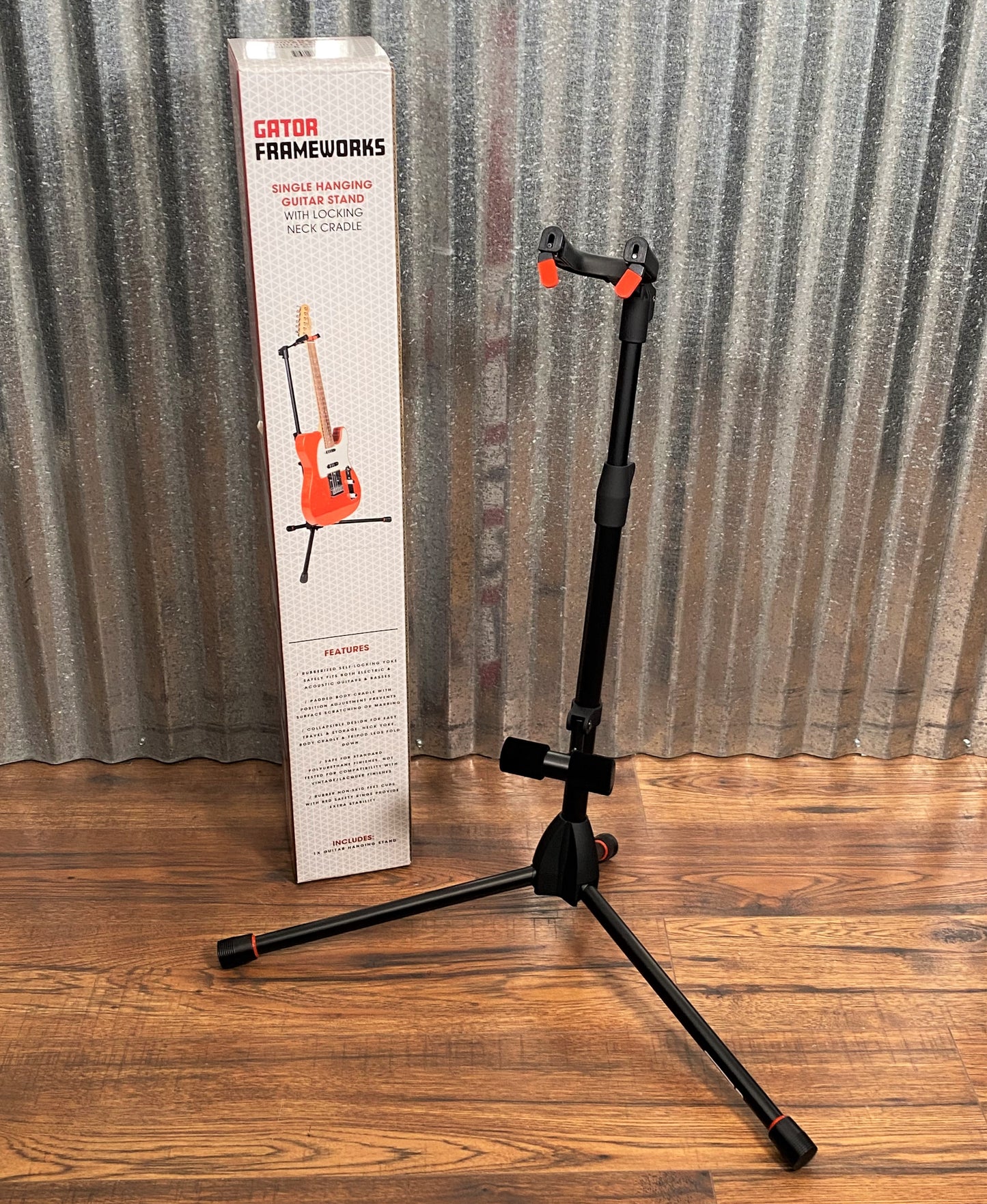 Gator Frameworks GFWGTR1500 Single Hanging Self-Locking Yoke Guitar Stand