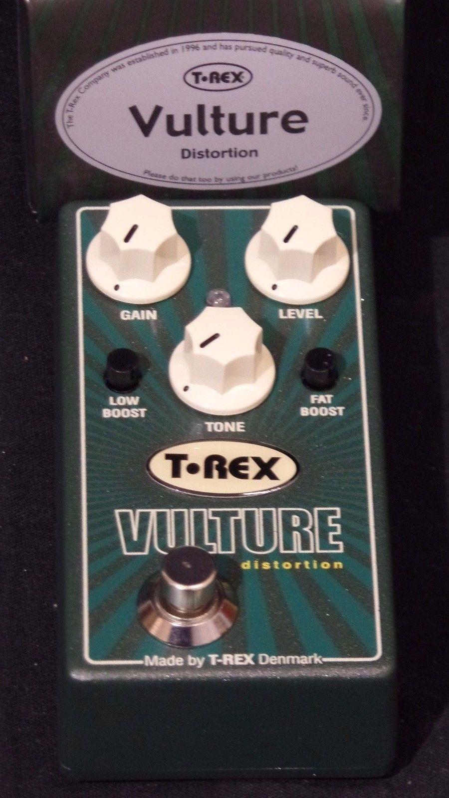 T-Rex Vulture Distortion Electric Guitar Effects FX Pedal TRex #1