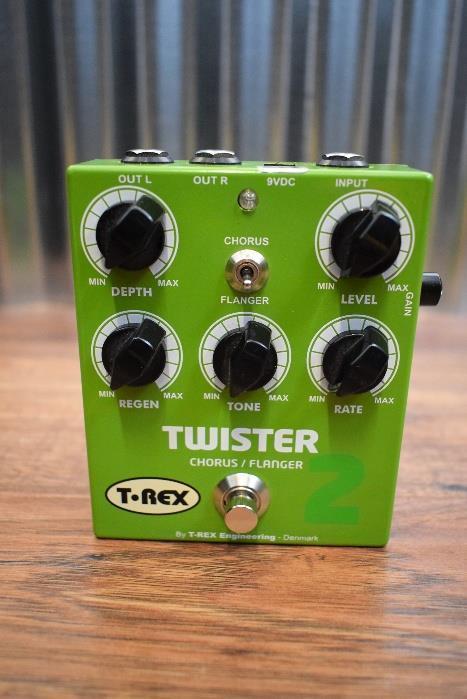T-Rex Effects Twister 2 Chorus Flanger Guitar Effect Pedal #171