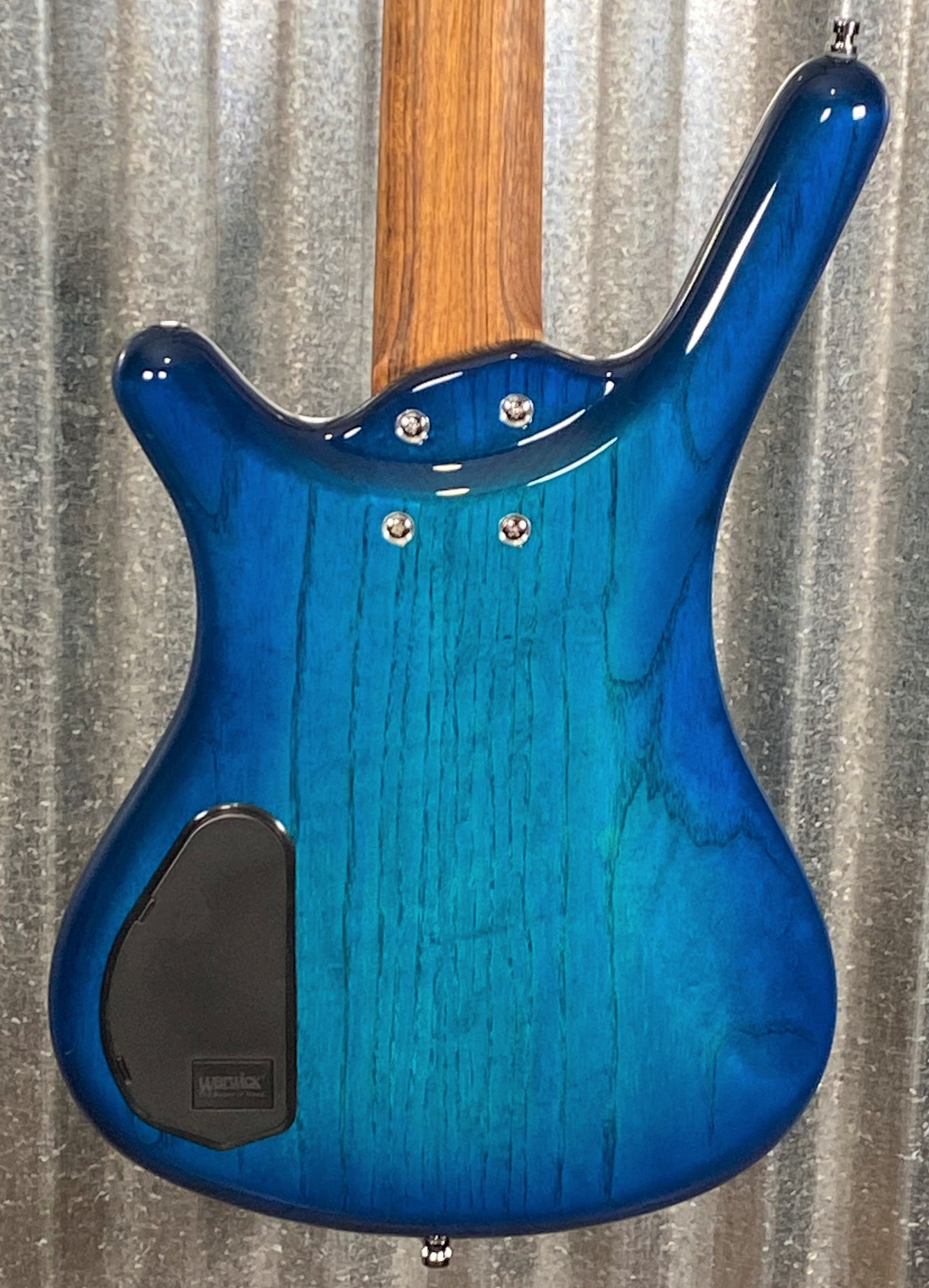 Warwick German Pro Series Corvette $$ 5 String Bass LTD Edition Lagoon Blueburst & Bag #0522