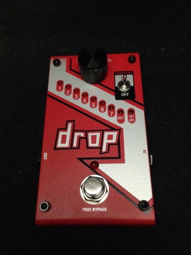 Digitech DROP Compact Polyphonic Drop Tune Pitch-Shifter Effect Pedal Broken